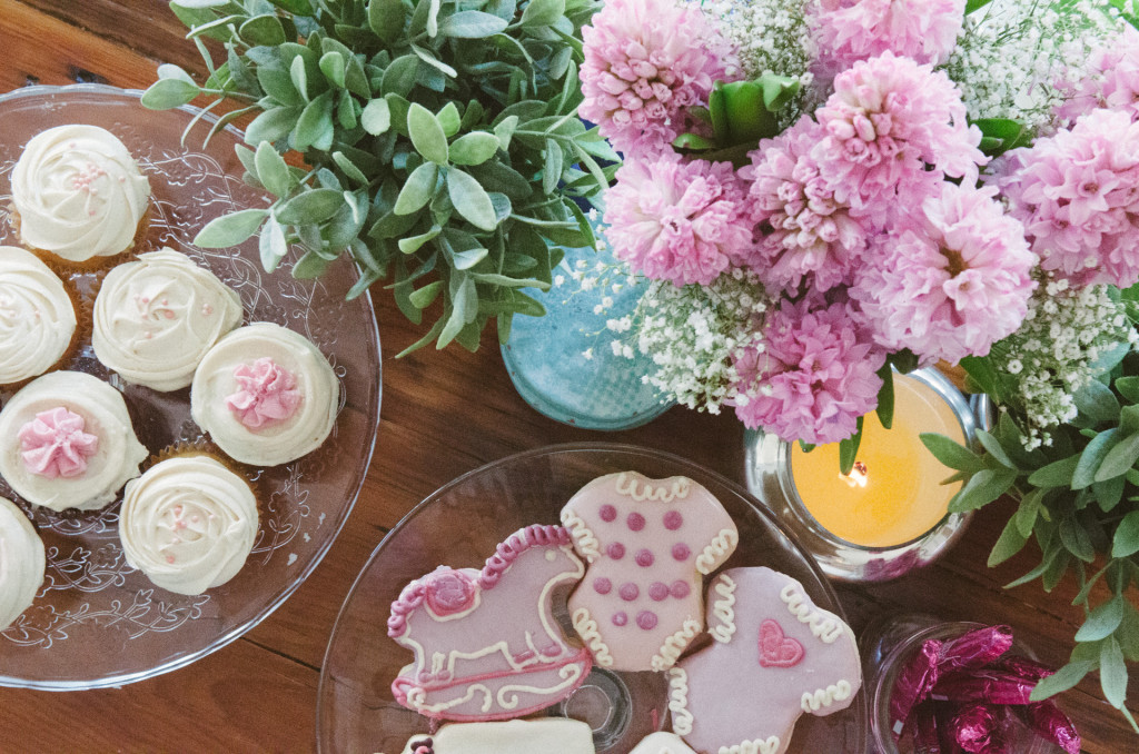 Organic Baby Shower Cookies and Cupcakes from Bloom Bakeshop in Middleton, WI