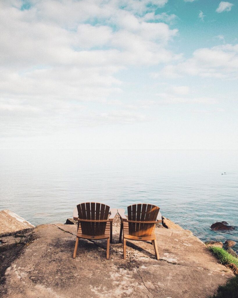 Adirondack Chairs at Larsmont Cottages