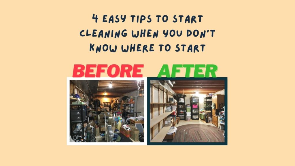 Where to clean when you don't know where to start cleaning