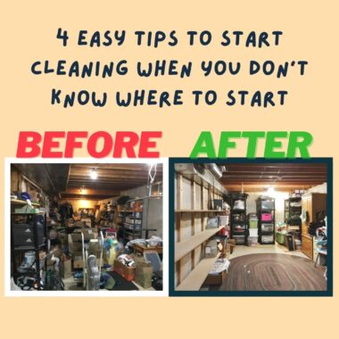 Where to clean when you don't know where to start cleaning
